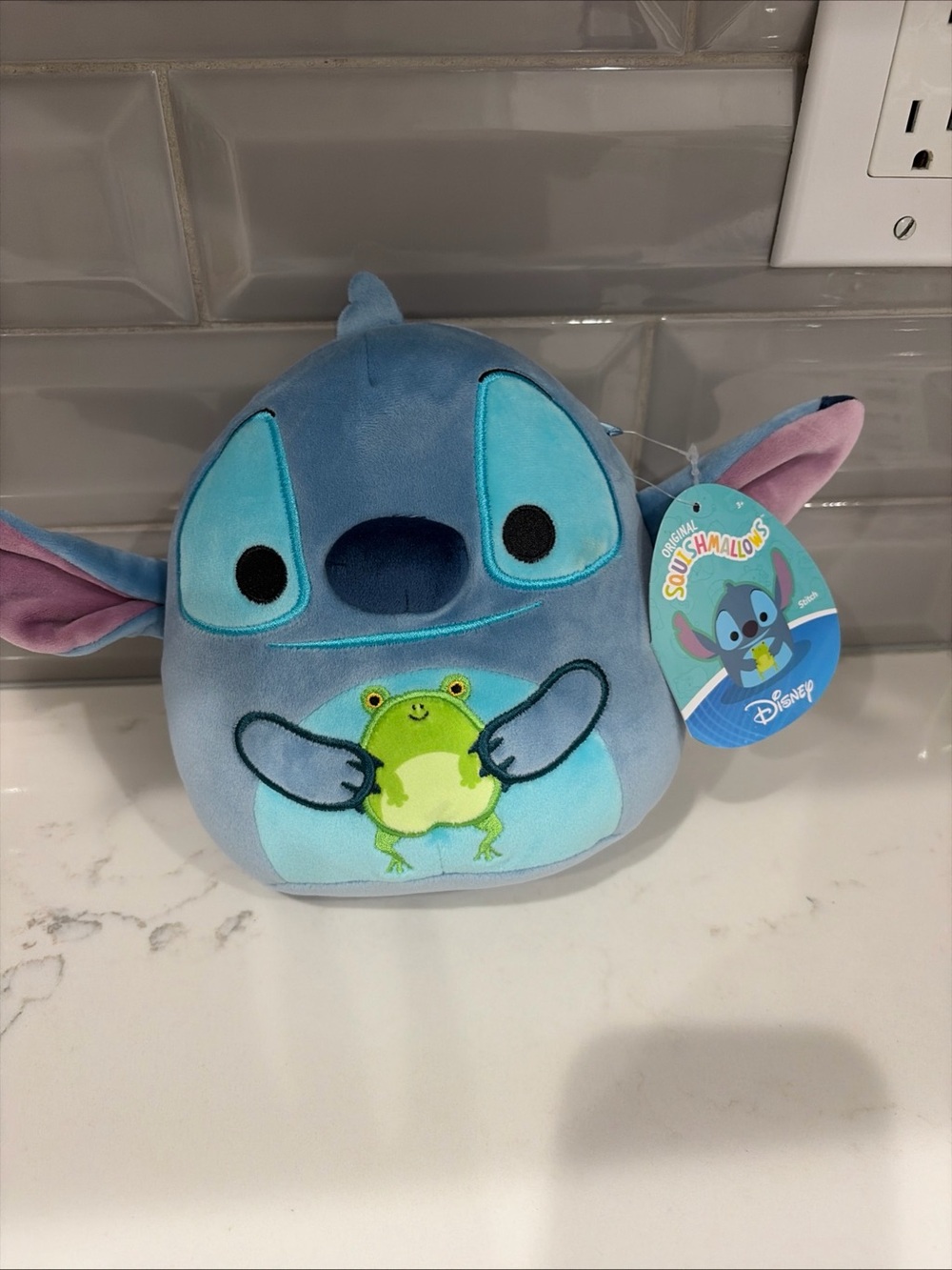 Squishmallows Disney Stitch With Frog 8" Plush New with Tag